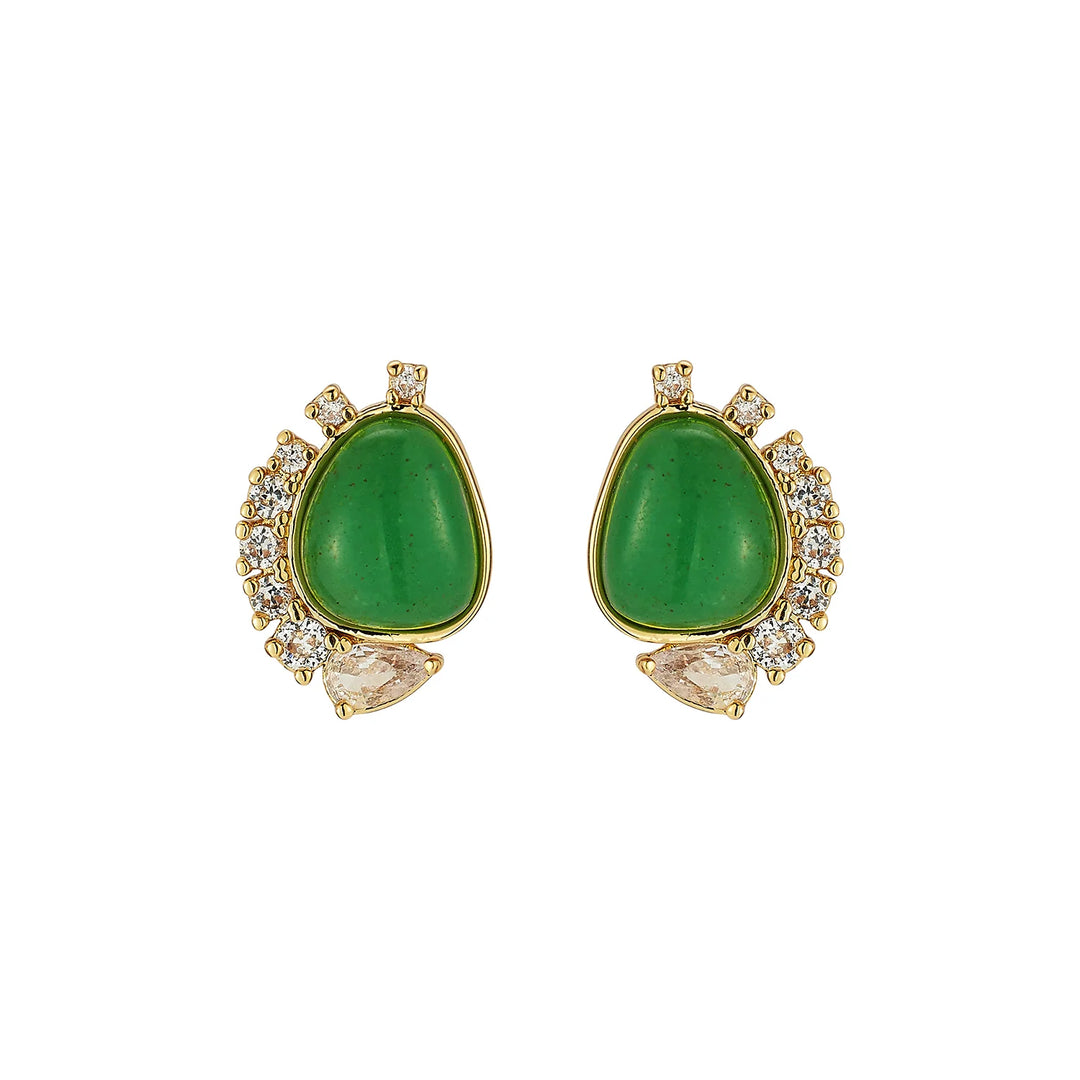 Doria Earrings | Green