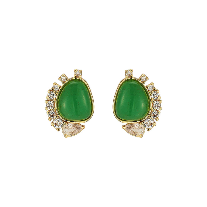 Doria Earrings | Green