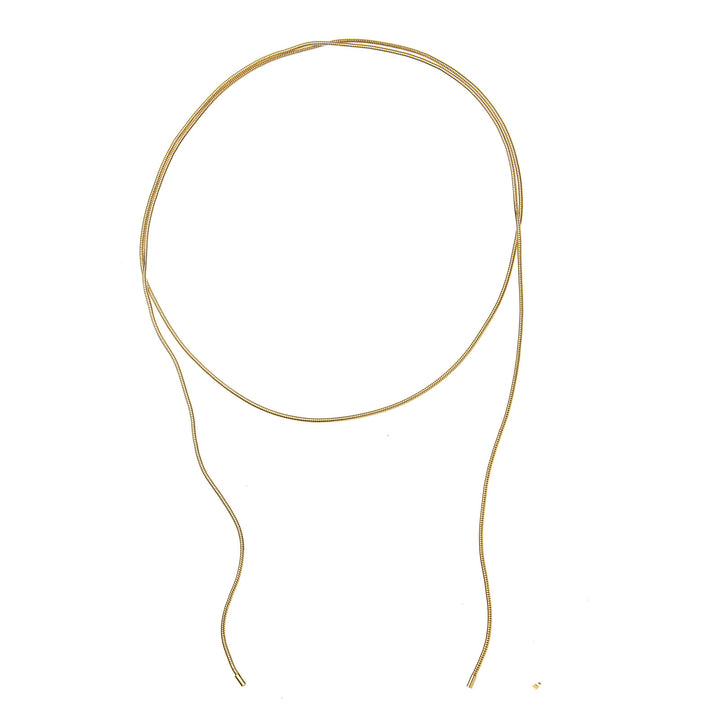 Double Wrap Snake Chain Necklace