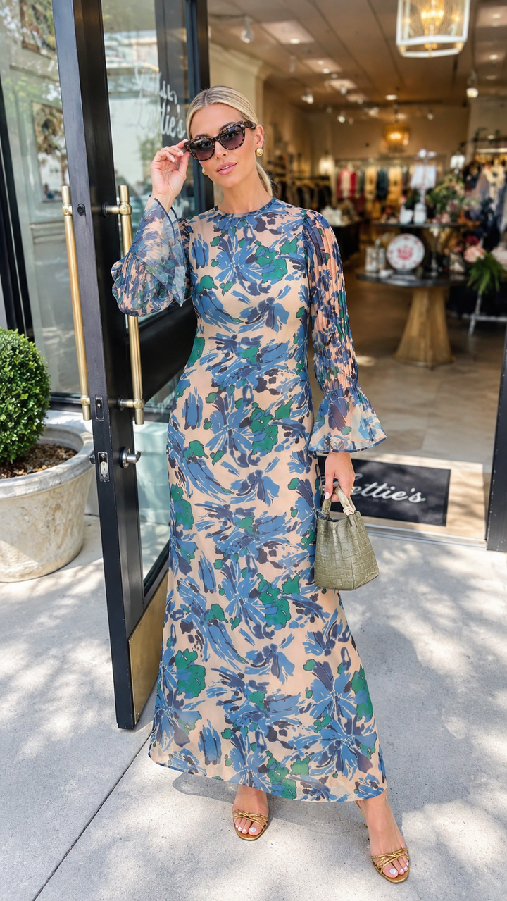 Slocum Dress | High Tide Blue Steel