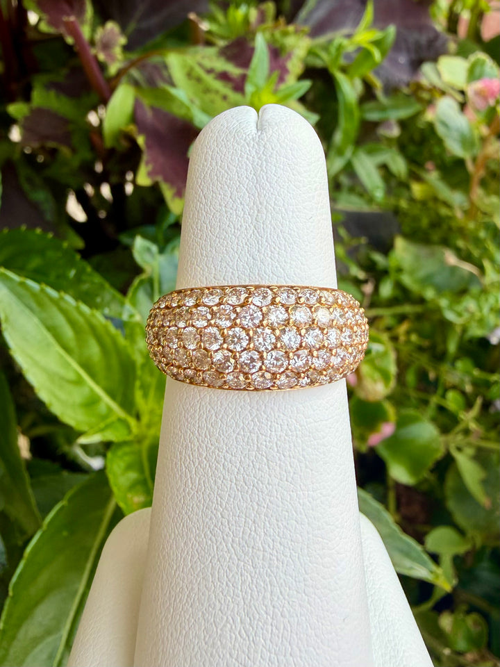 14KT 2 ct Diamond Pave Ring