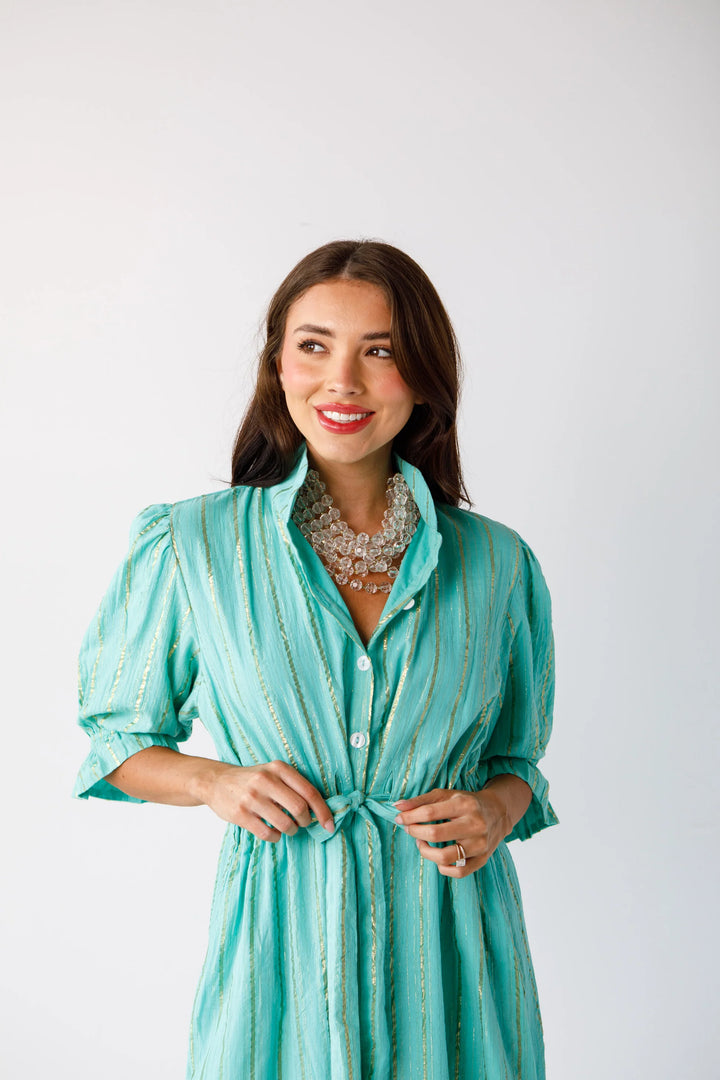 Catherine Dress | Resort Green