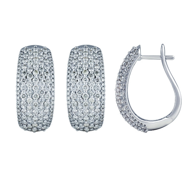 14KT 2 ct Diamond Earrings