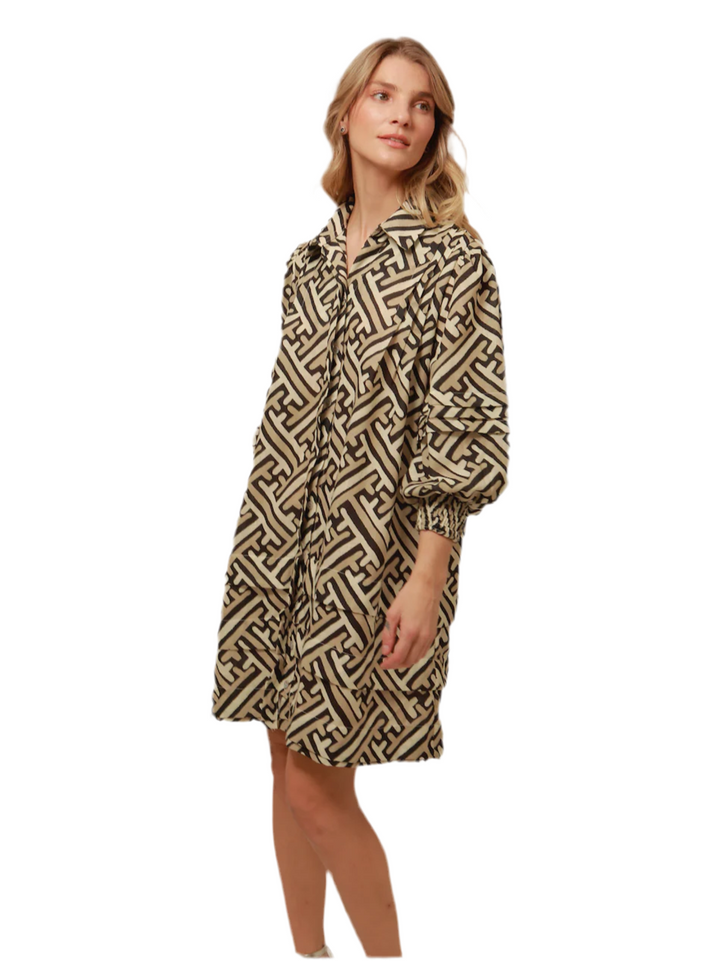 Aurora Dress | Black/Ivory