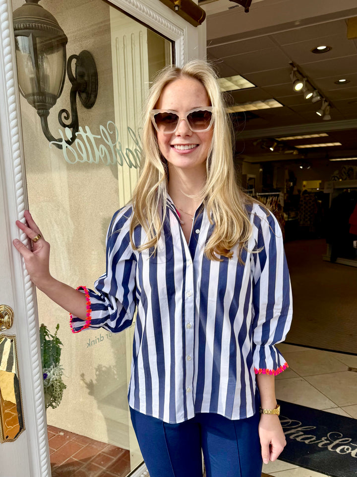 Manga Shirt | Navy - Charlotte's Inc