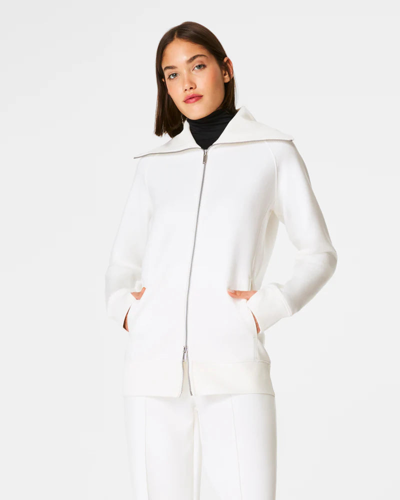 HeavyAir Full Zip Tunic | Powder