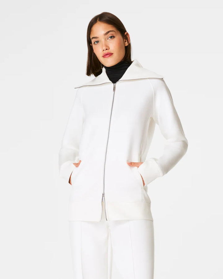 HeavyAir Full Zip Tunic | Powder