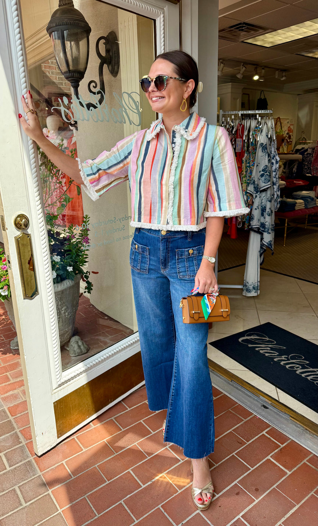 Meg High Rise Wide Leg Jeans | Resolution