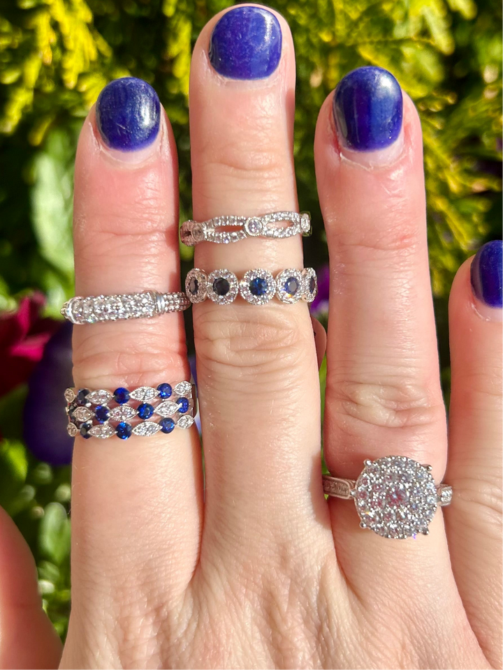 .2tdw .81 Sapphire Ring C5778