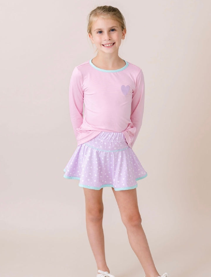 Bridget Top Long Sleeve | Cotton Candy Pink