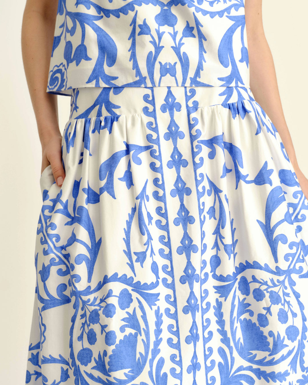 Georgia Skirt | Faraway Provence Blue