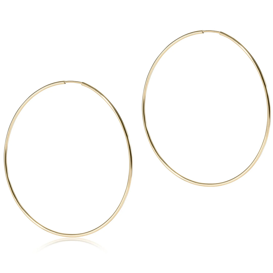 Endless Gold Hoop | +Sizes