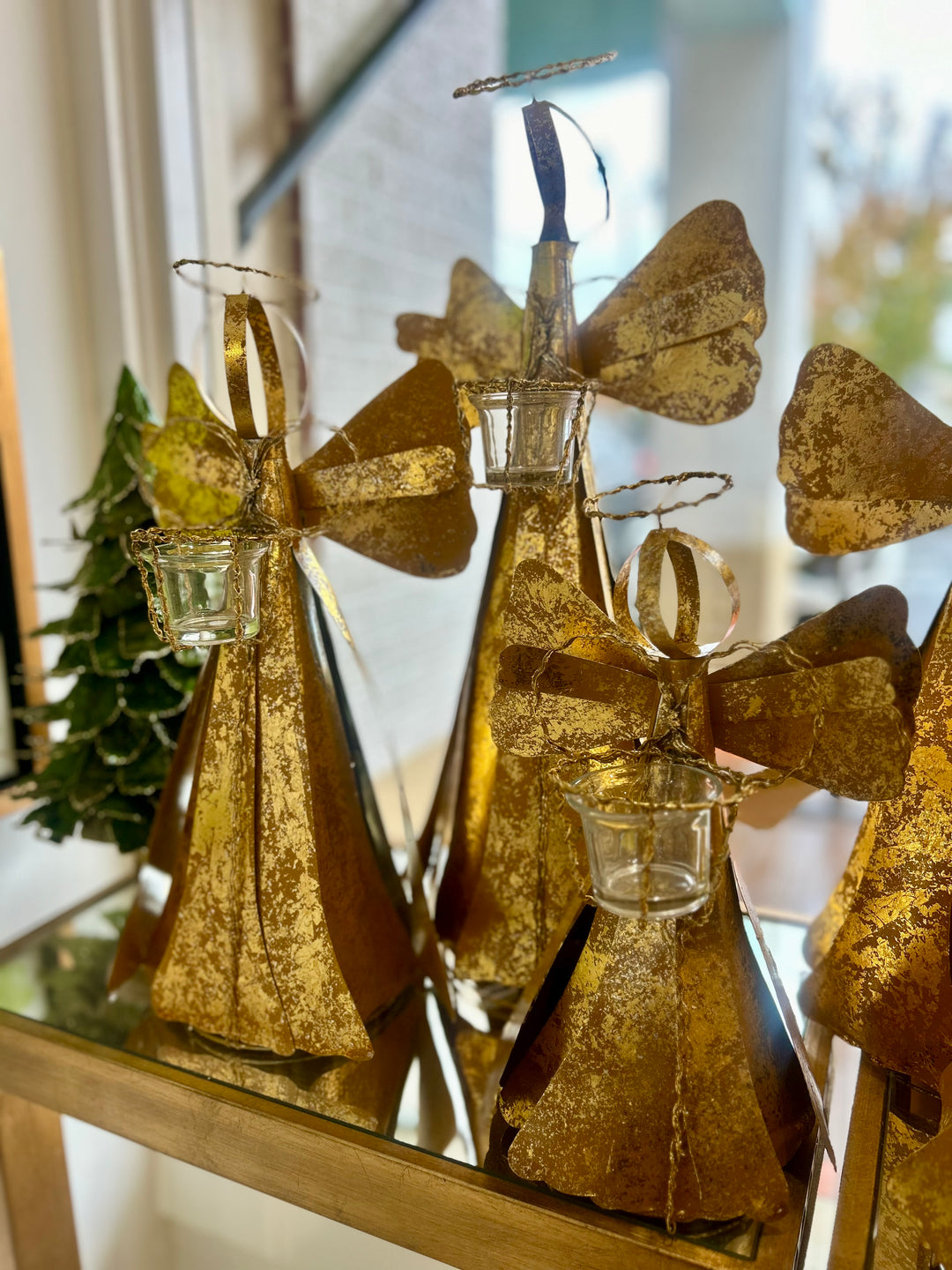 Gold Angel with Glass | +Sizes