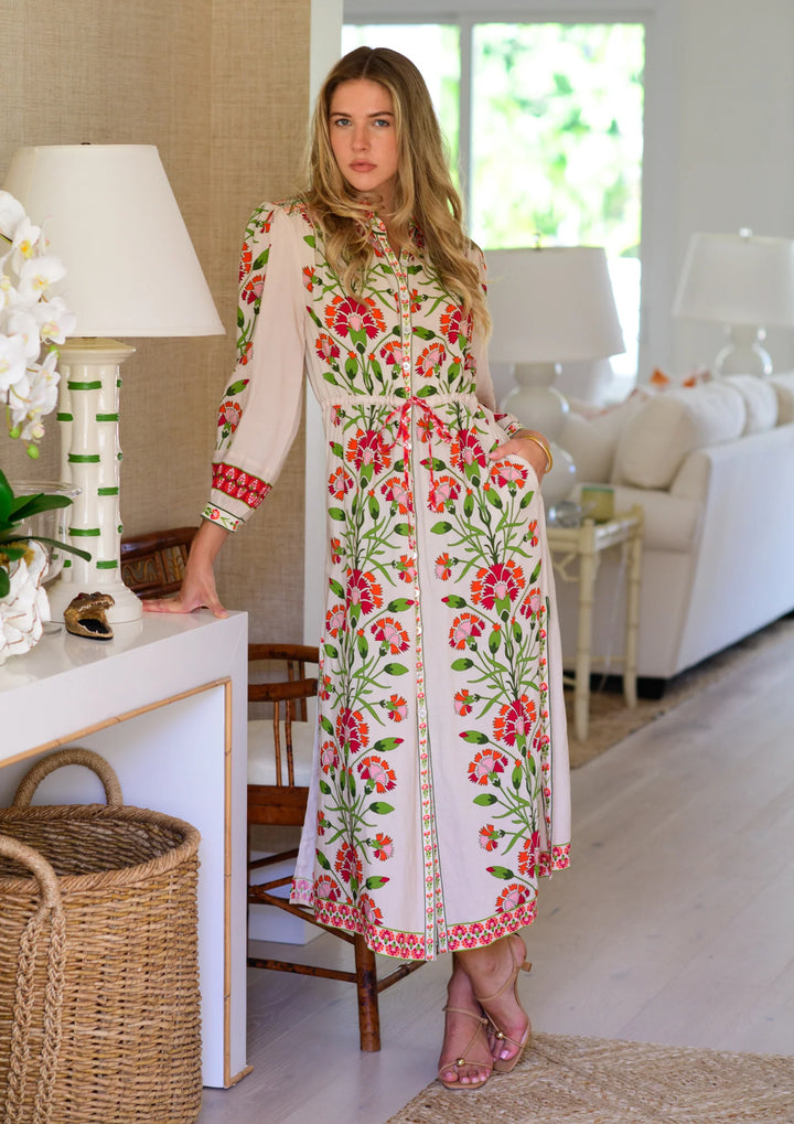 Lucia Dress | Indian Flower Ivory