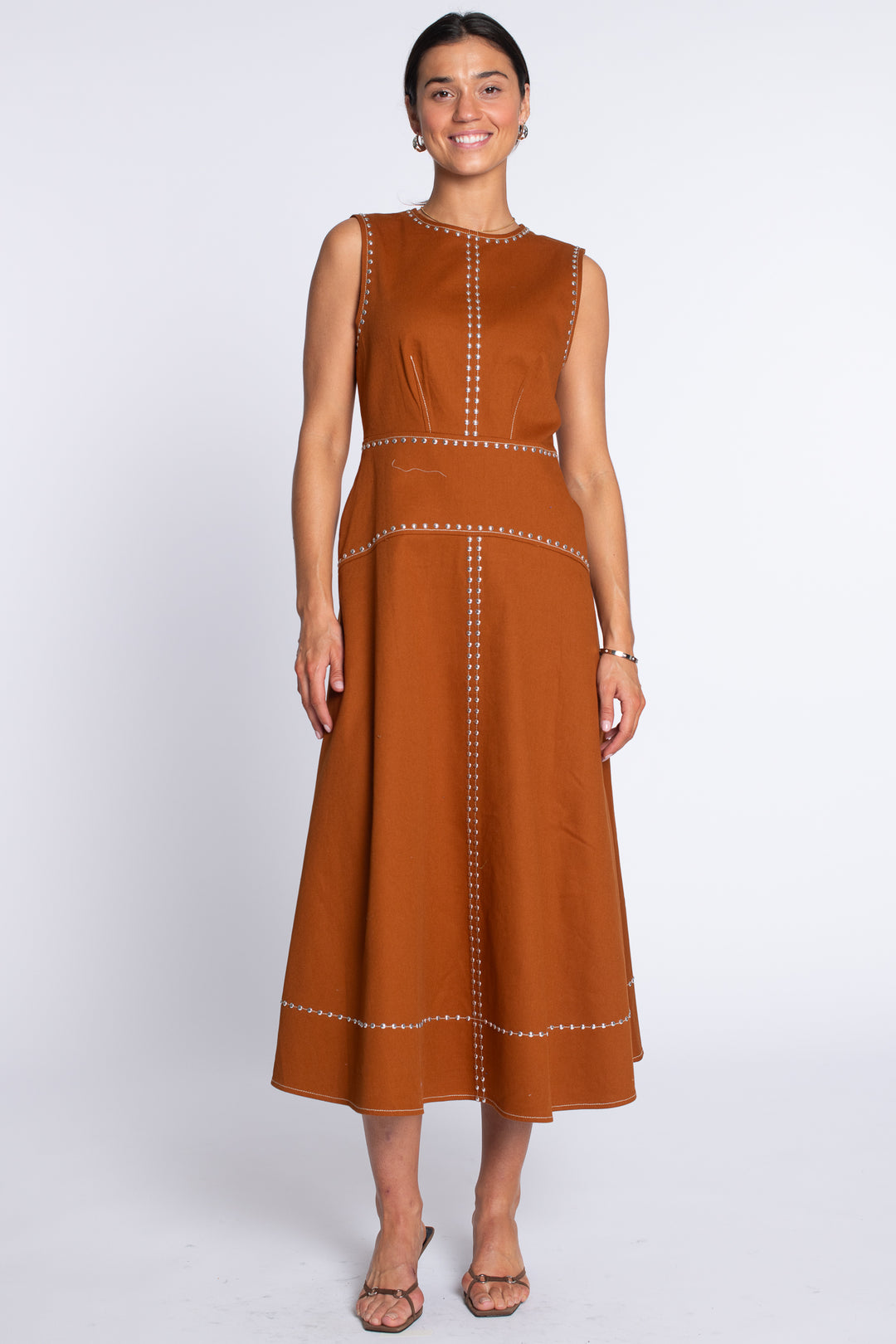 Claire Dress | Chocolate