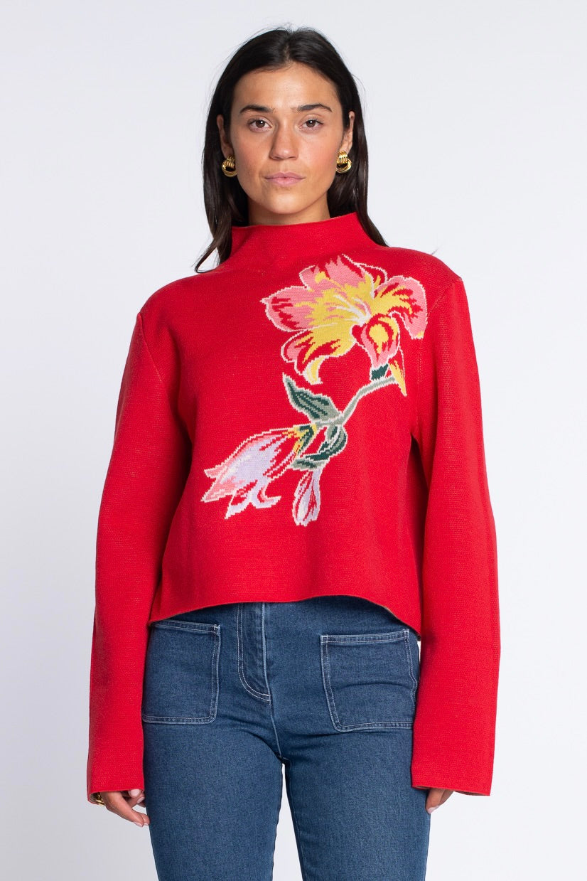 Stevie Sweater | Fall Blooms