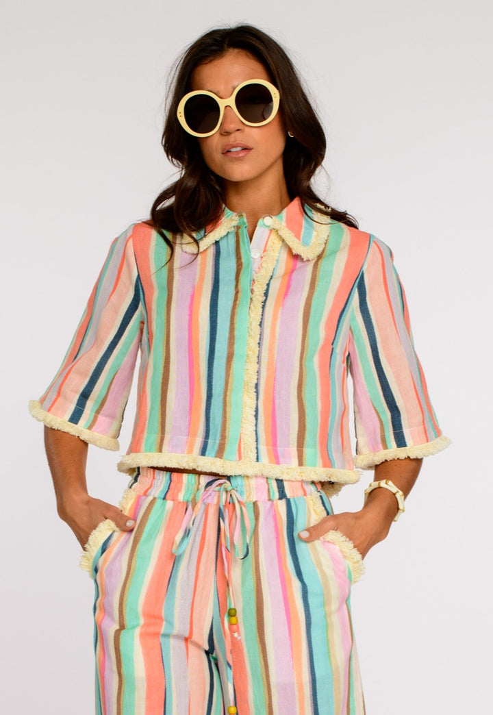 Blake Top | Sherbet Stripe