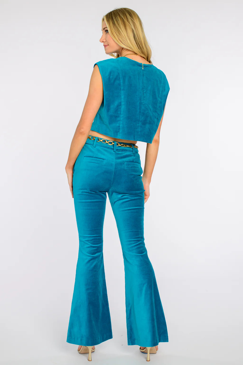Jackie Top | Solid Turquoise