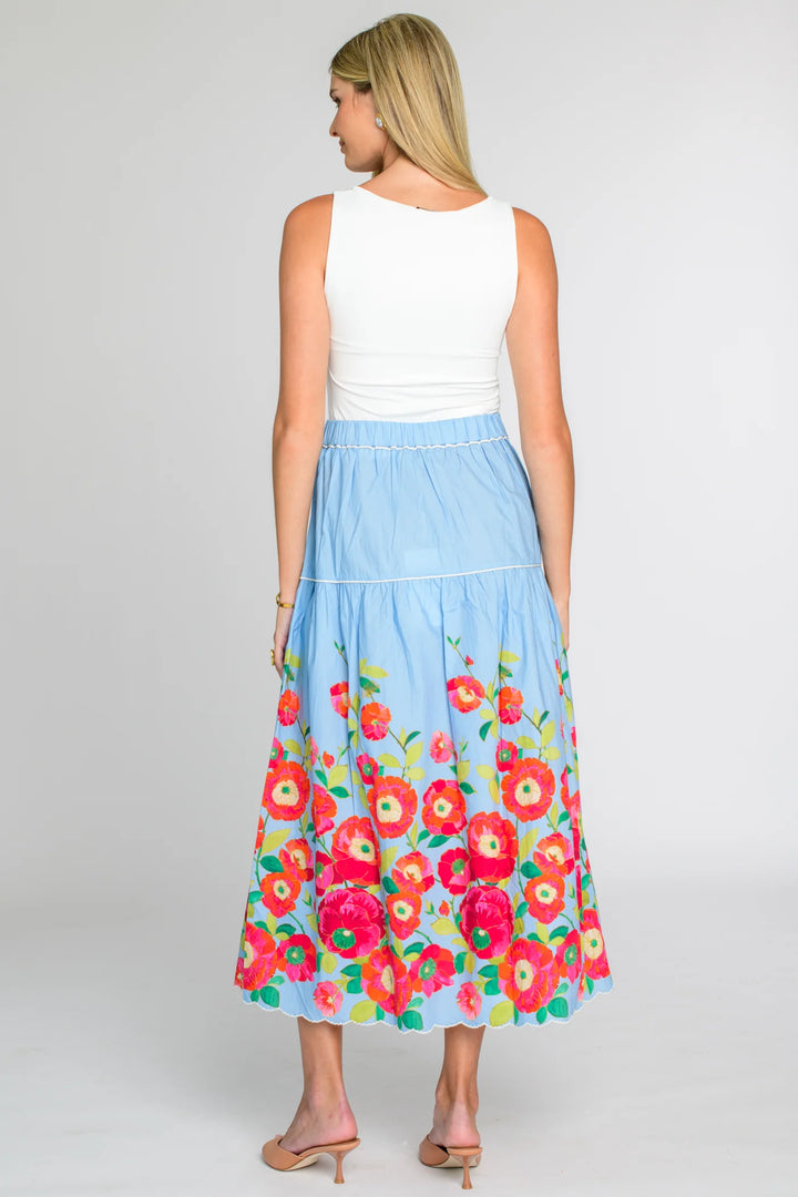 Phoebe Skirt | Poppy Patch Blueberry