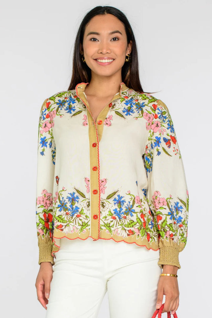 Emily Top | Butterfly Garden