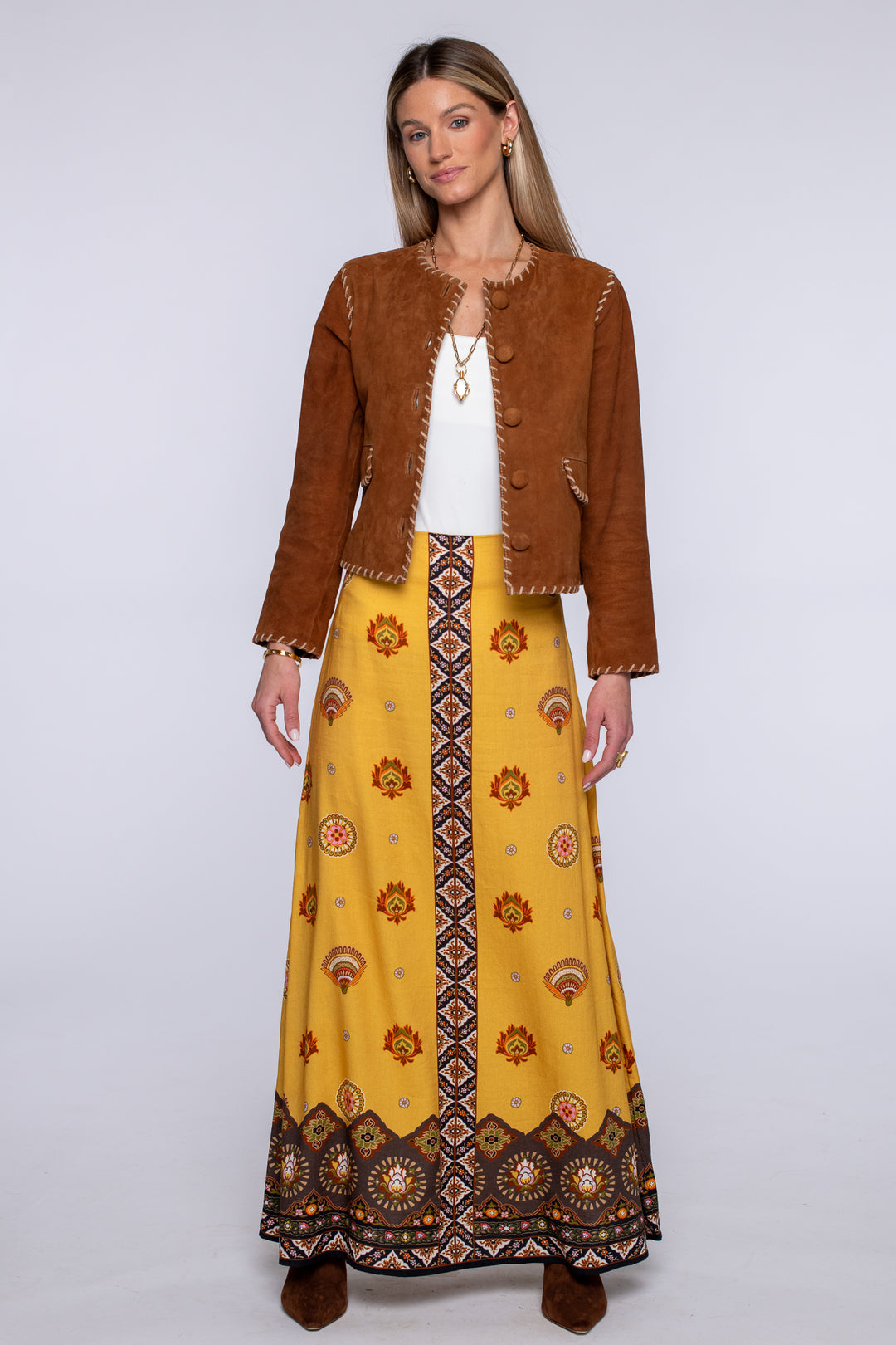Anita Skirt | Gold Medallion