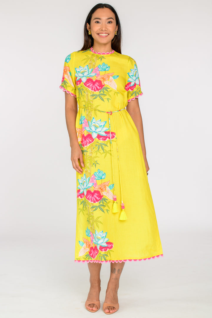 Tess Midi Dress | Tropical Bamboo
