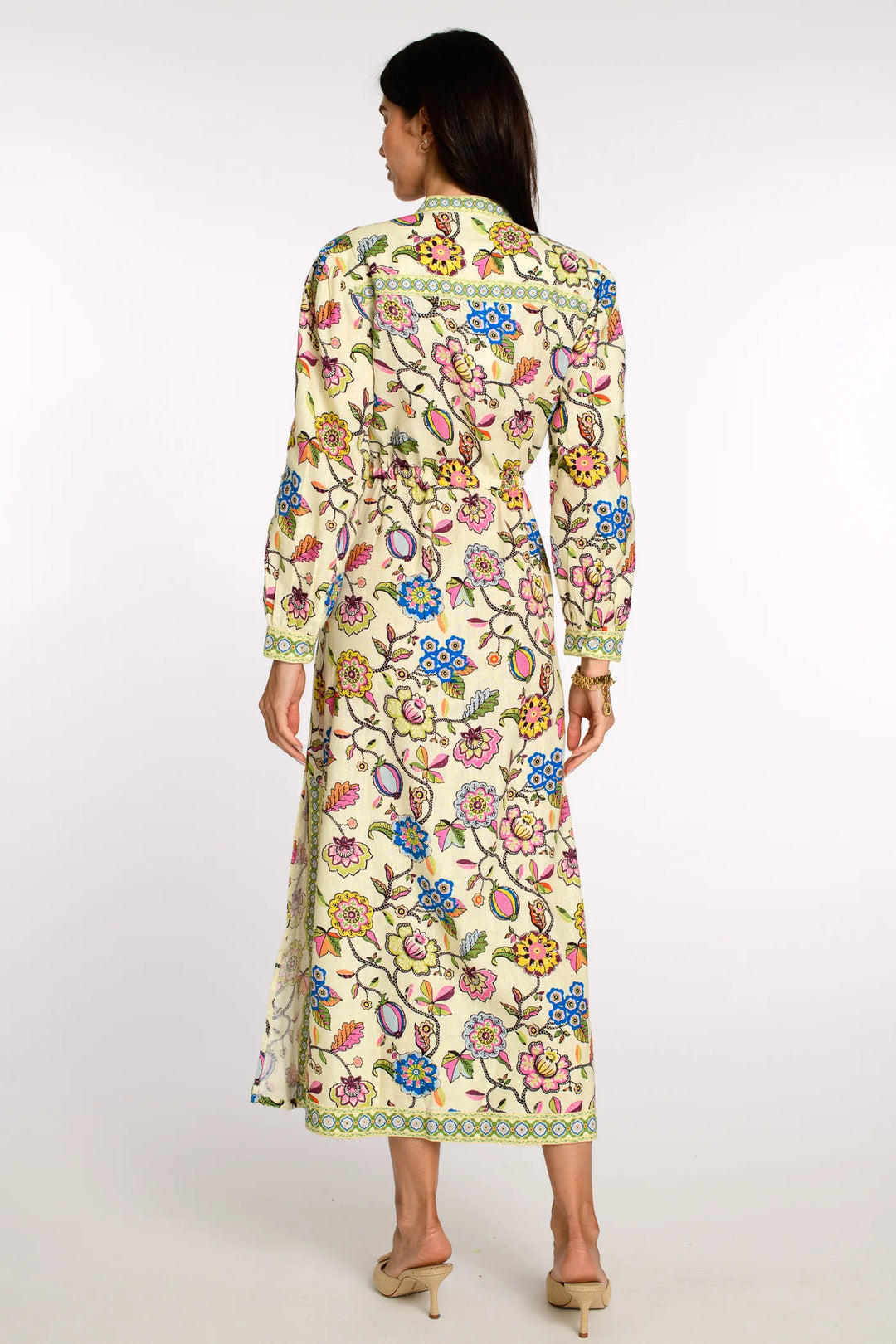 Lucia Dress | Spring Flower Ivory