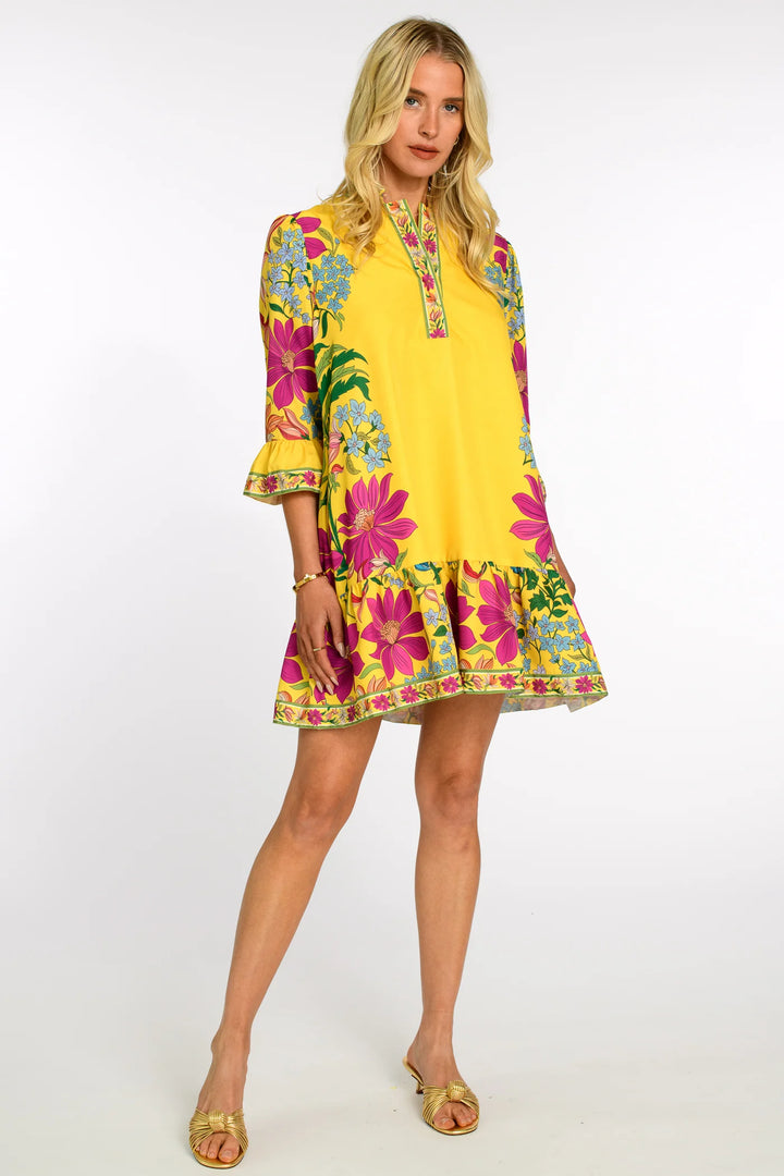 Clover Dress | Tapestry Yellow