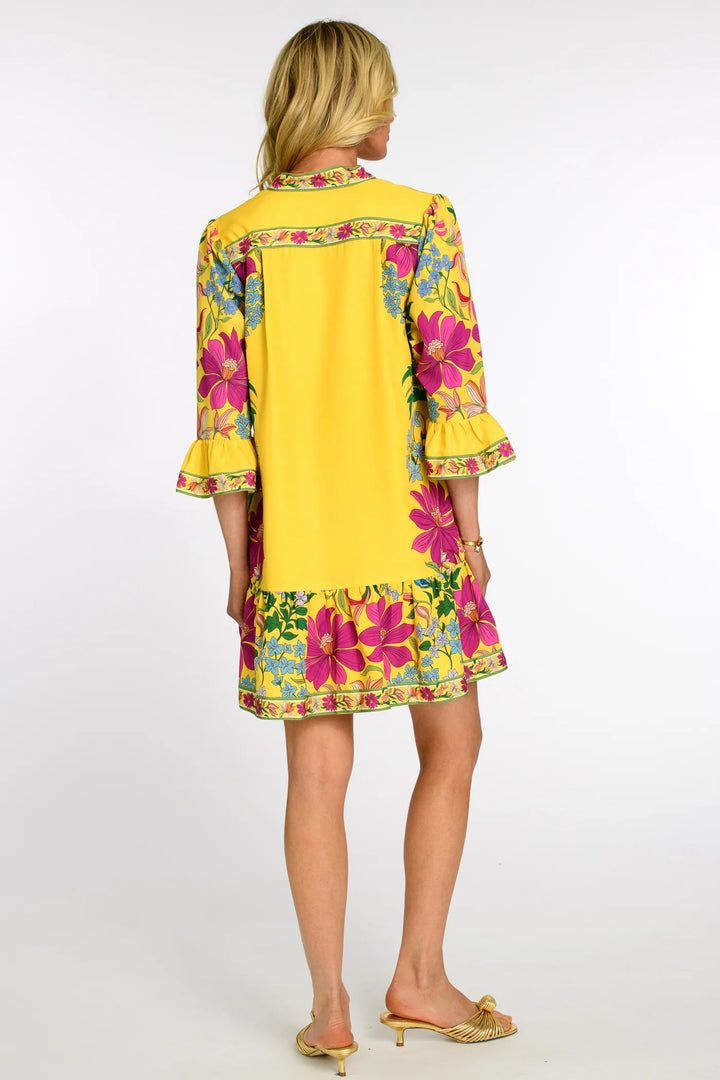 Clover Dress | Tapestry Yellow
