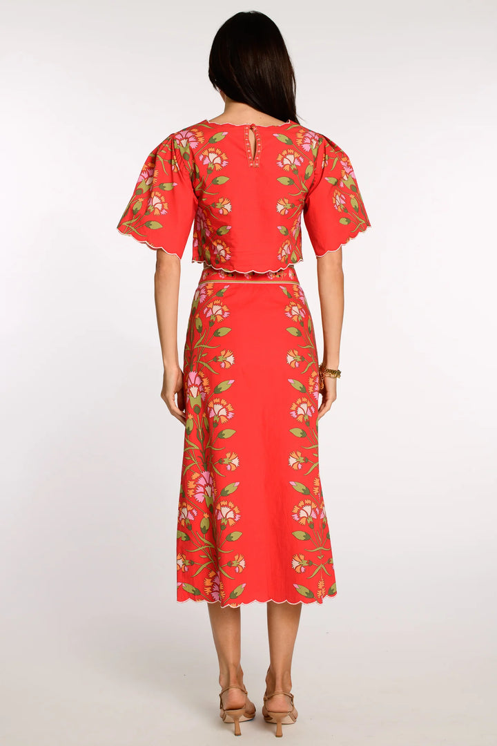Paloma Top | Indian Flower Poppy