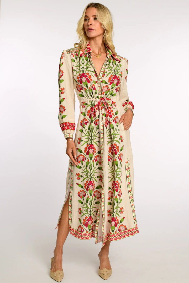 Lucia Dress | Indian Flower Ivory