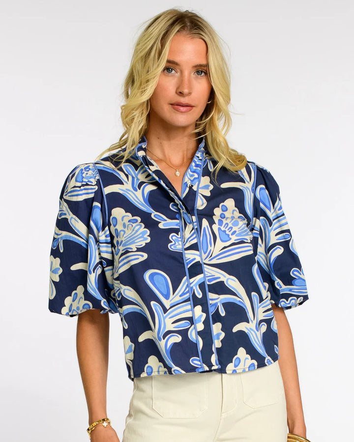 Edie Top | Grand Entrance Navy
