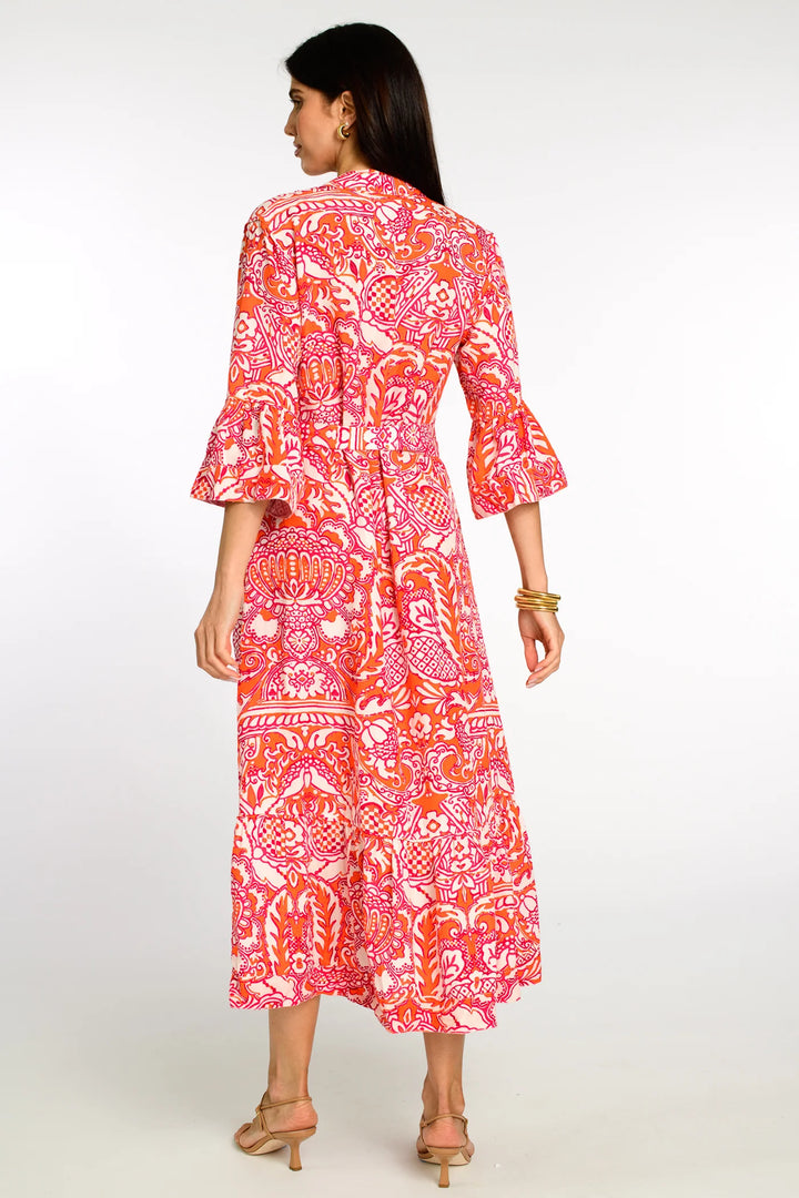 Delaney Dress | Damask Pink