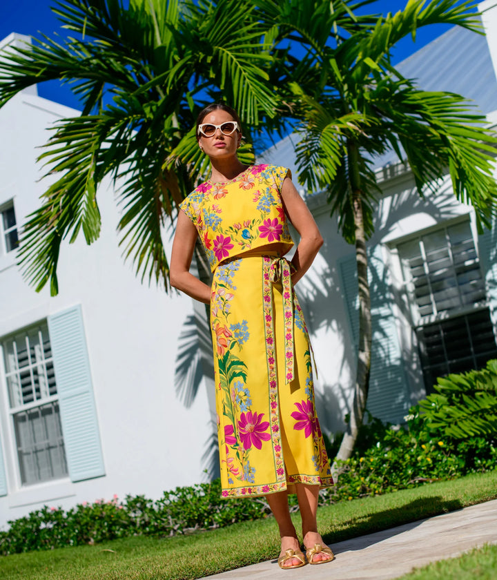Winnifred Skirt | Tapestry Yellow