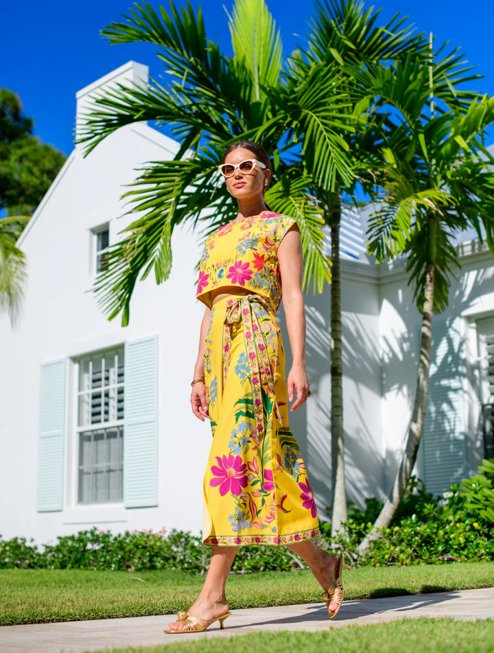 Winnifred Skirt | Tapestry Yellow