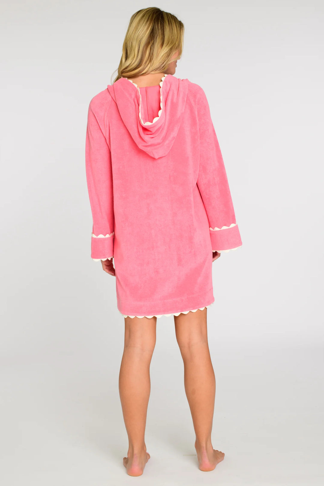 Laguna Caftan | Solid Strawberry Pink - Charlotte's Inc