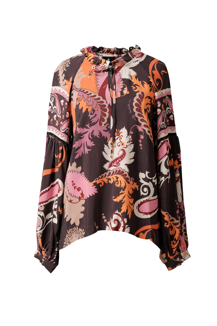 Emma Blouse | Midnight Plum
