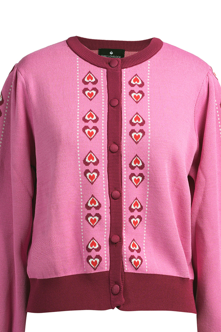 Sherry Cardigan | Thrift Pink