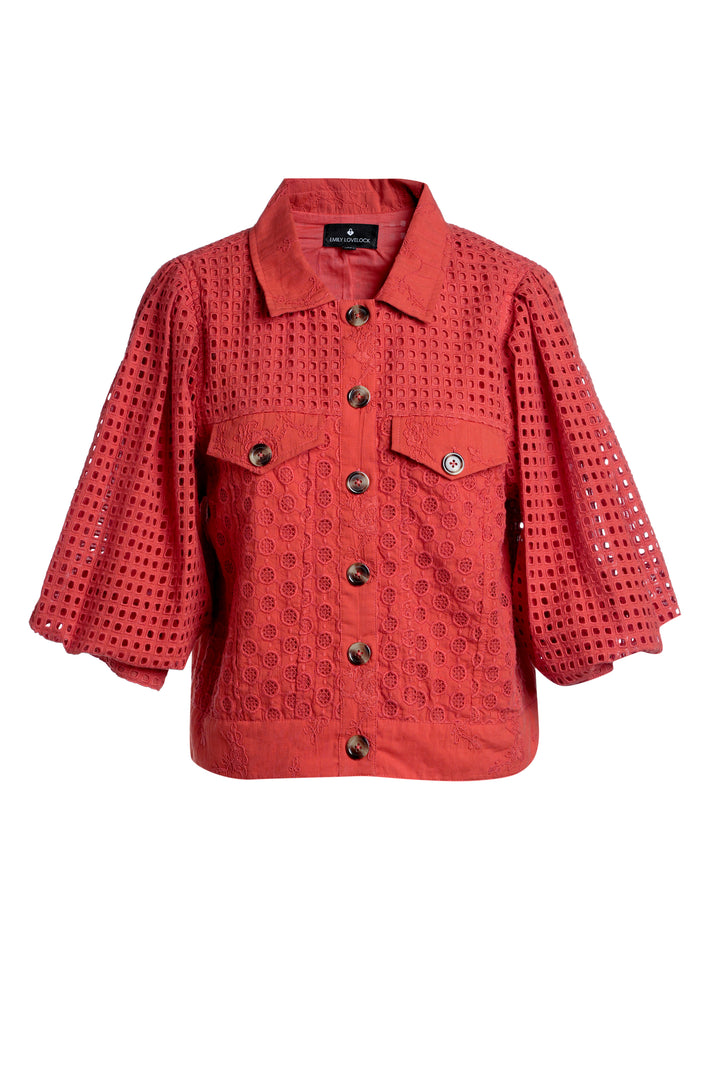 Judy Jacket | Lava Red