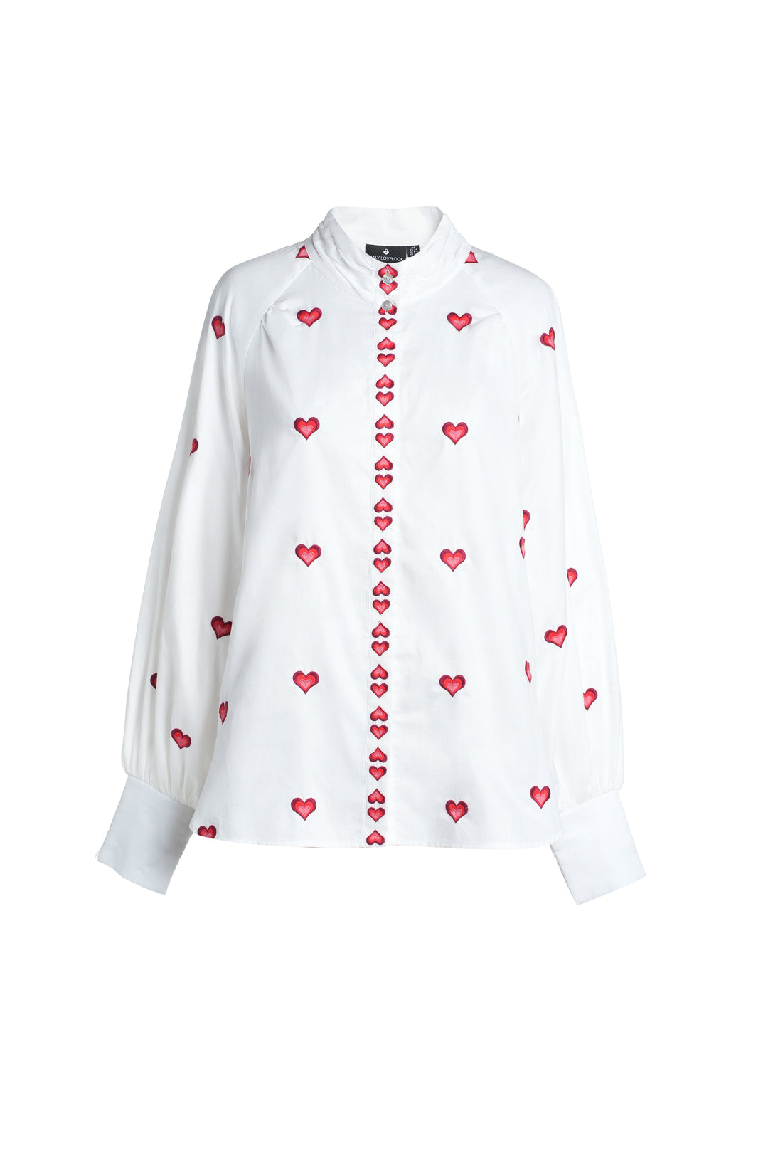 Mona Blouse | Red Hearts
