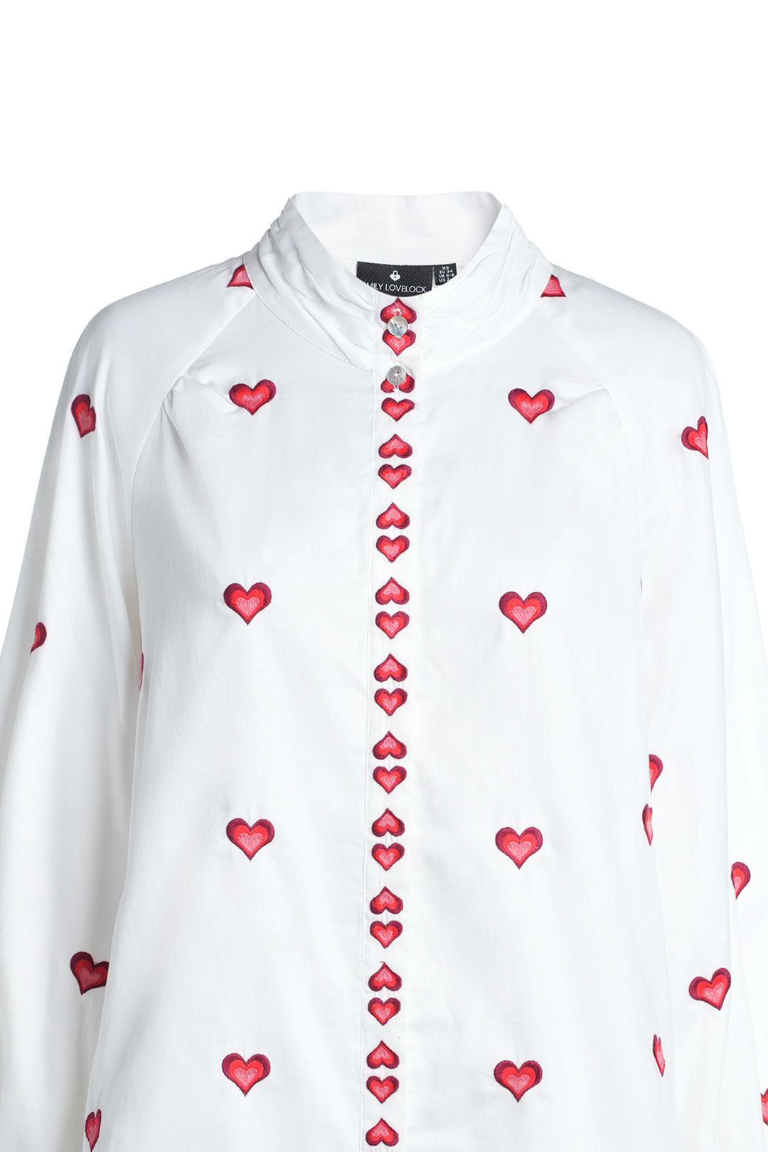 Mona Blouse | Red Hearts