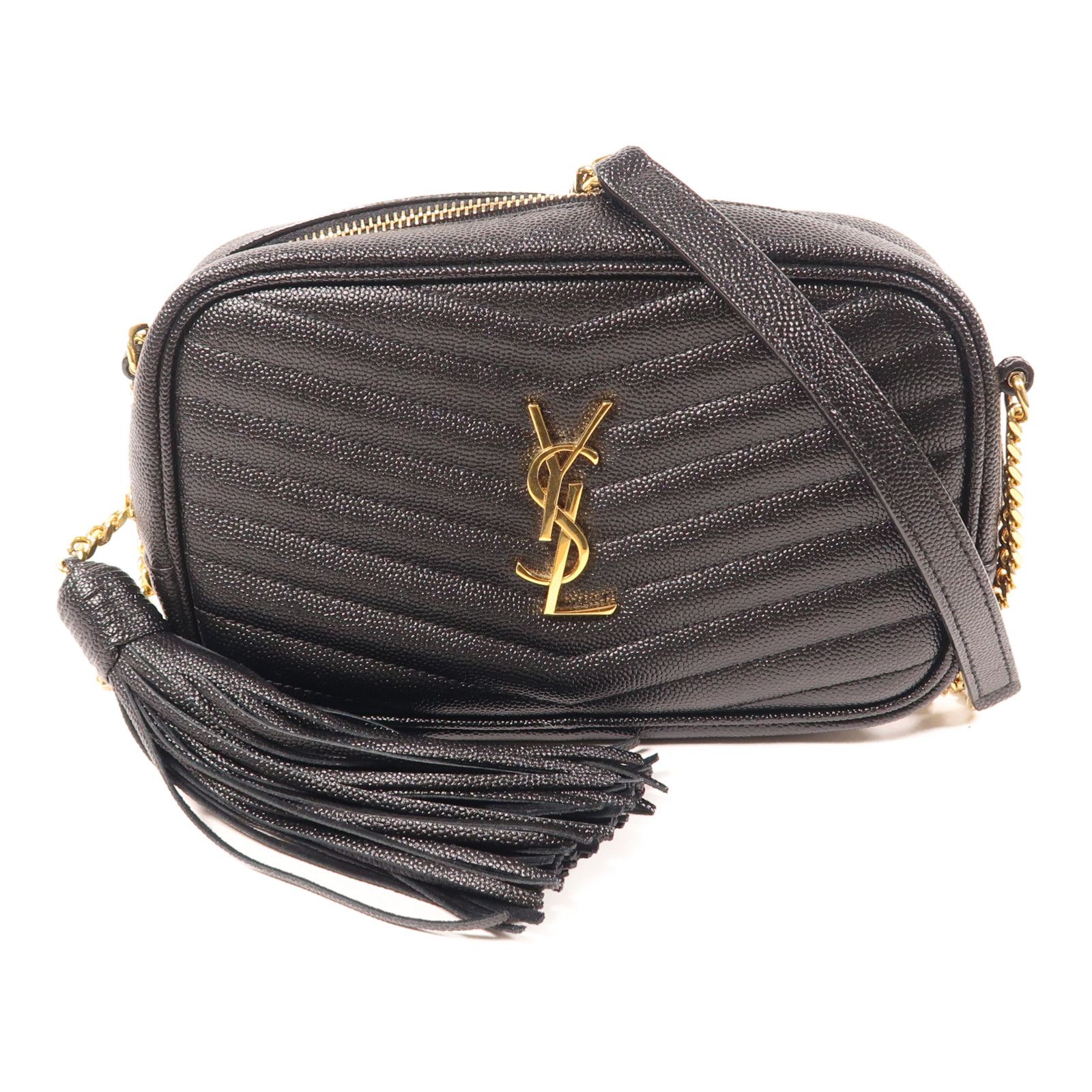 Yves Saint Laurent ショルダーバッグ Yves Saint Laurent Cowhide Leather Mini Shoulder Bag – Charlotte's Inc