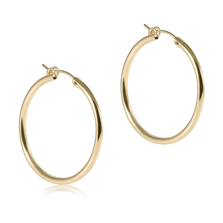 Enewton Round Gold Hoop | +Sizes