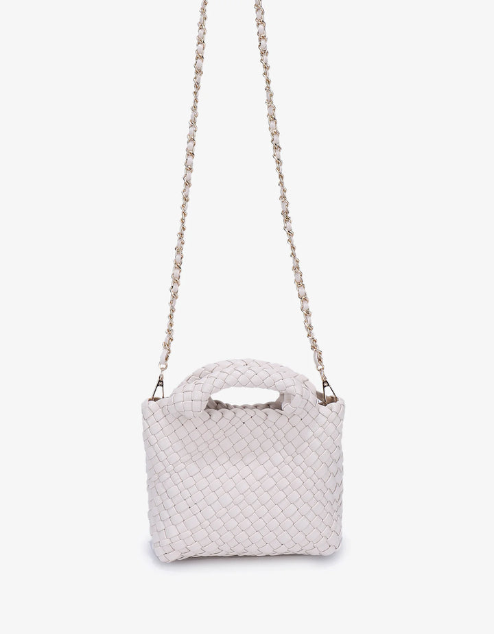 Everleigh Woven Mini Tote | Off-White