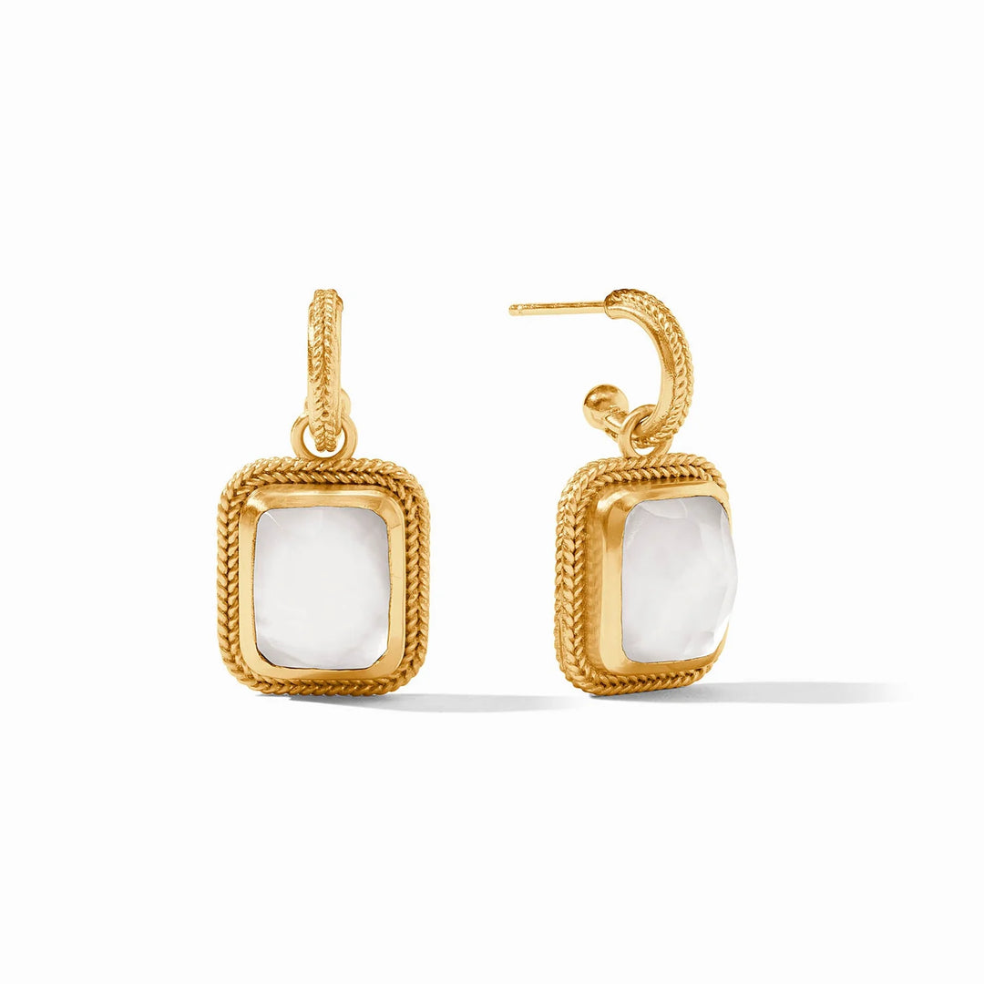 Cheval Hoop & Charm Earring | + Colors