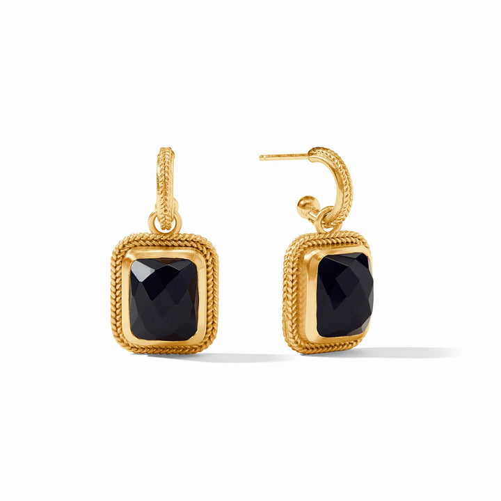 Cheval Hoop & Charm Earring | + Colors