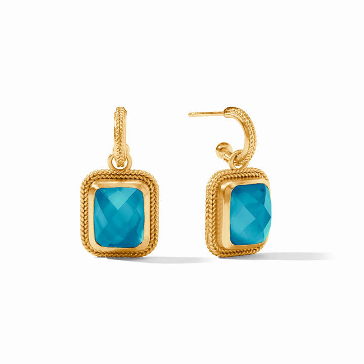 Cheval Hoop & Charm Earring | + Colors