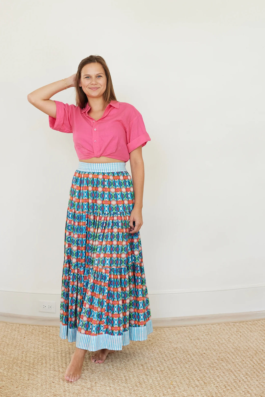 Brooks Avenue by Laura Park Triple Tiered Maxi Skirt + Colors