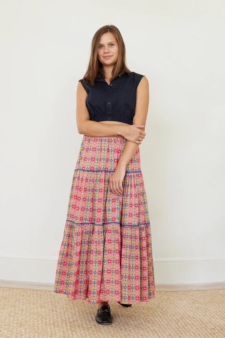 Brooks Avenue by Laura Park Triple Tiered Maxi Skirt + Colors