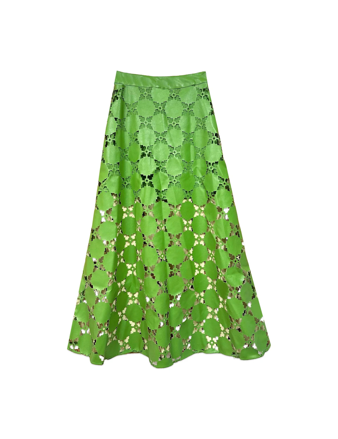 Elizabeth Skirt | Laser Cut Green